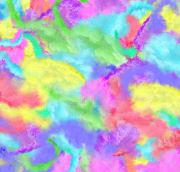 Multicolor smoke background Colored powder frozen dust explosion texture