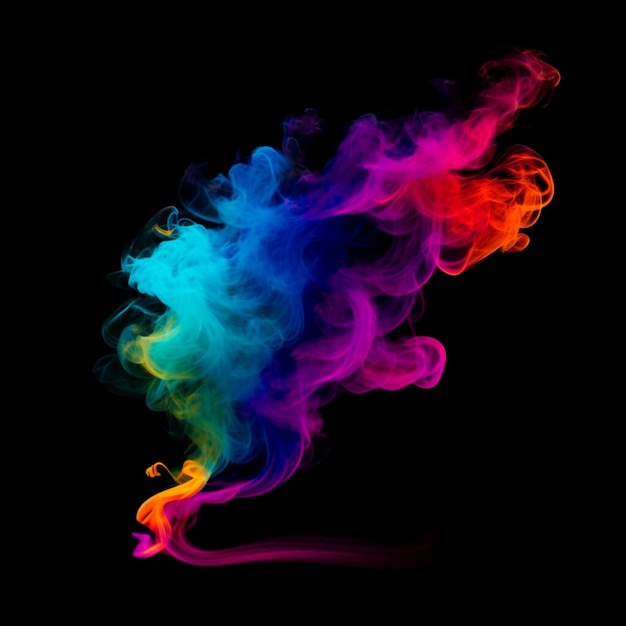 Multicolor smoke