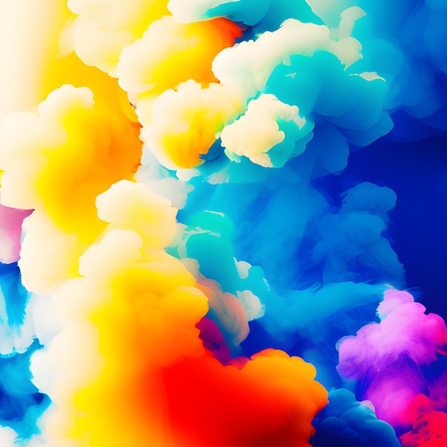 Multicolor smoke