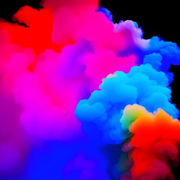 Multicolor smoke