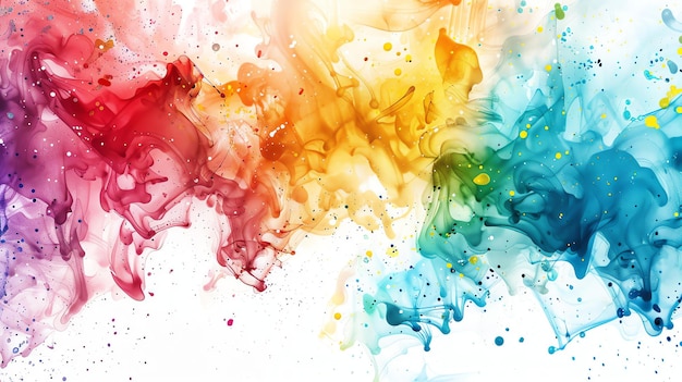 Multicolore abstracte schilderkunst Kleurige vloeibare kunst Alcohol inkttechniek