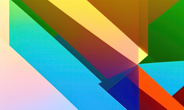 Разноцветные 3d объекты, абстрактный фон
