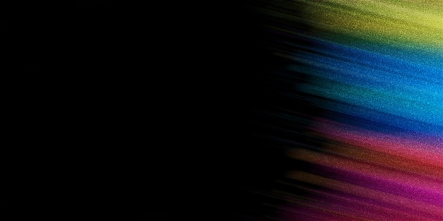 Multicolored abstract banner, glitter luxury background, Rainbow, Black