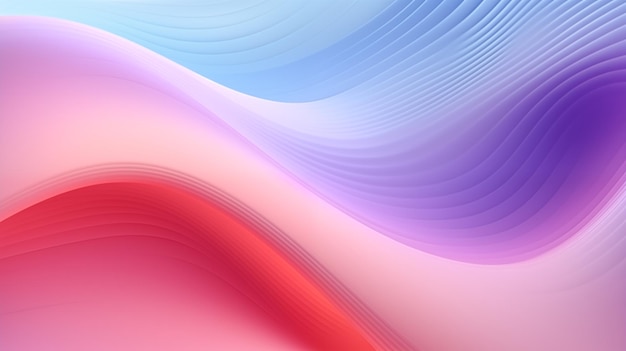 Фото Многоцветный абстрактный волнистый градиент 3d волновой фон
