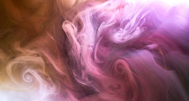 色とりどりの明るい煙抽象的な背景カラフルな霧鮮やかな色壁紙渦巻きミックスペイント水中