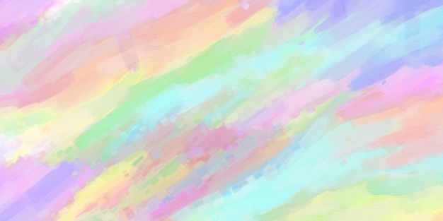 Multicolored brush strokes oil texture pattern