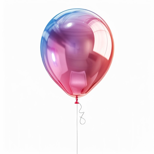 Multicolored colorful Balloon white isolated