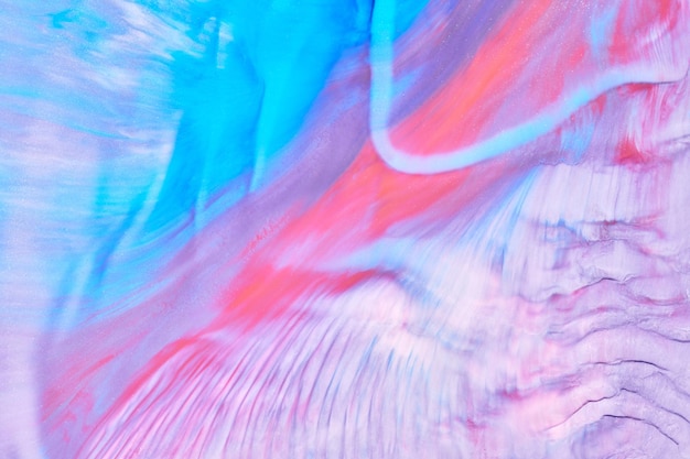 色とりどりの創造的な抽象的な背景 アクリル絵の具の質感 アルコール インクの汚れやしみ ピンク ブルーの色 流体 artxA
