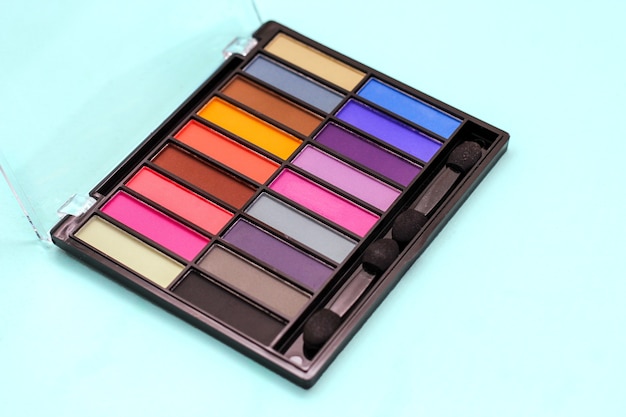 Multicolored eye shadow palette