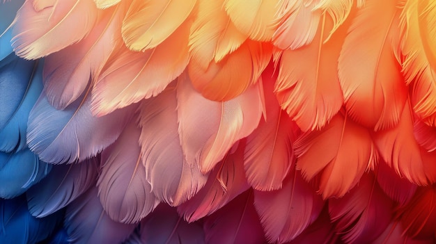 Multicolored Feather Collection