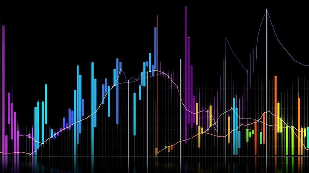 Multicolored Financial Market Graph