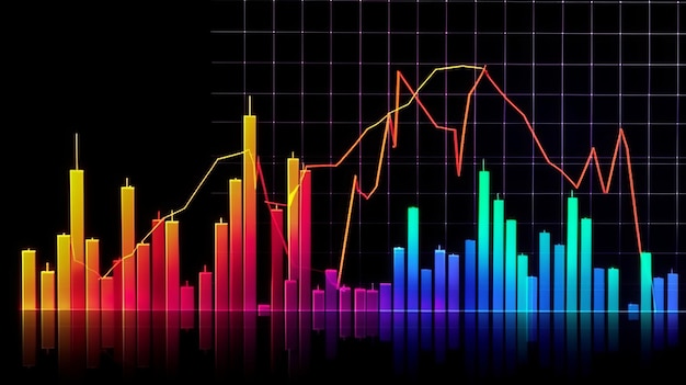 Multicolored Financial Market Graph