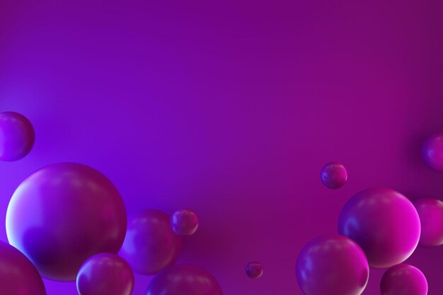 Multicolored flying balls background