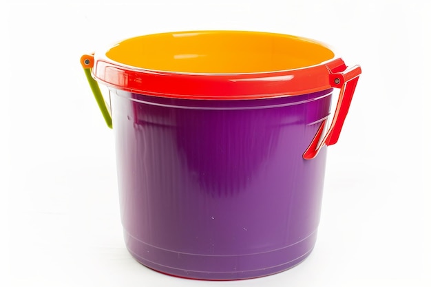 Multicolored laundry bucket