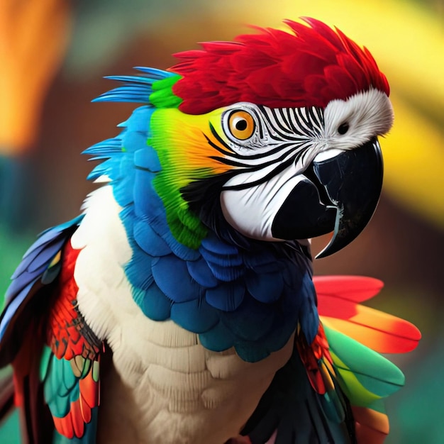 Multicolored parrot