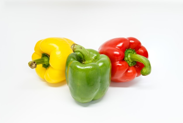 Multicolored peppers