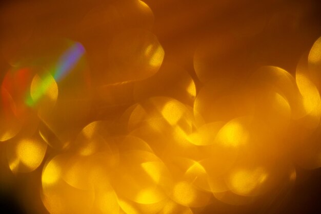 Multicolored rainbow large bokeh effect background