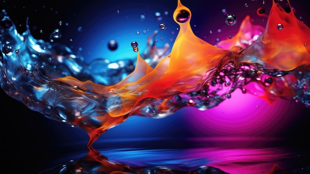 Multicolored smoke gradient HD 8K wallpaper Stock Photographic Image