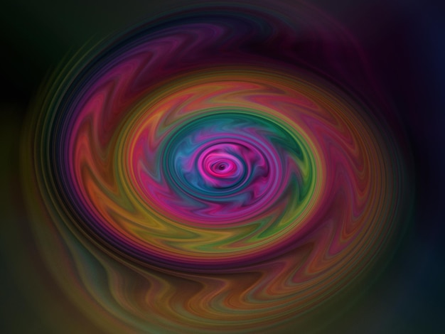 multicolored spiral waves abstract background