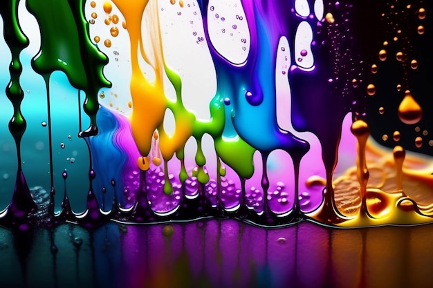 multicolored splash background