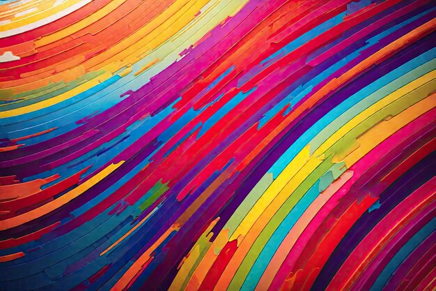 Multicolored stripes as a background Abstraction