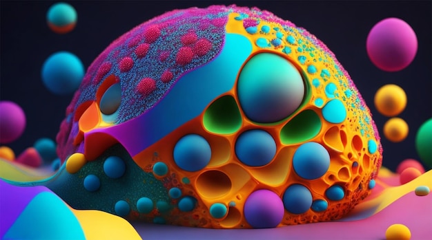 사진 다채로운 표면 국제 암 연구 기관