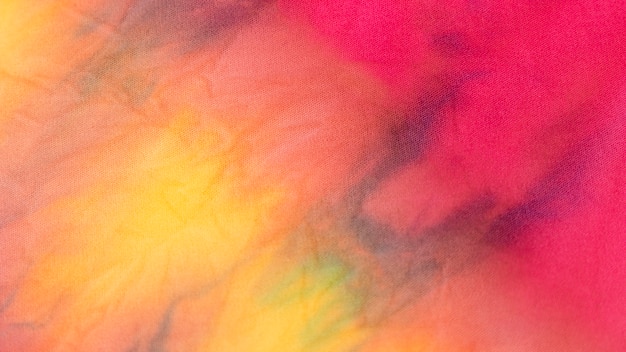 Фото Разноцветный текстиль тай-дай