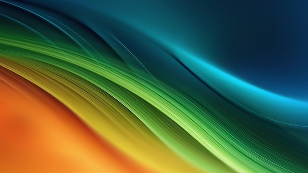 Multicolored Waves Background