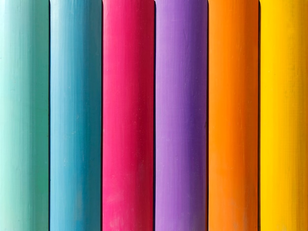 Multicolored wooden background