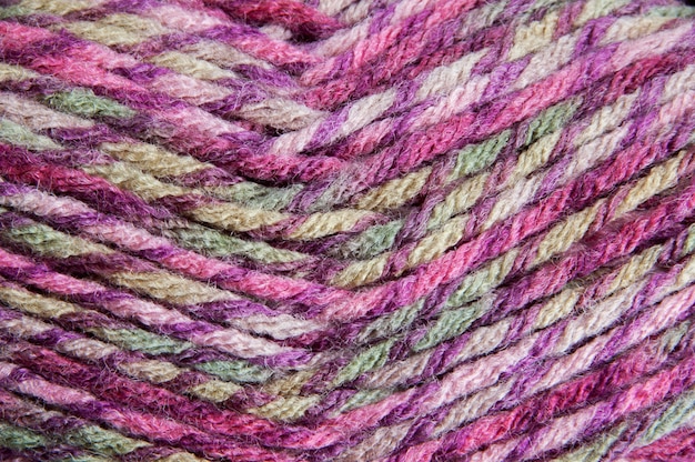 Multicolored yarn for knitting background