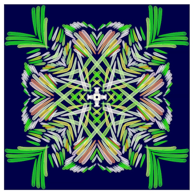 マルチカラー要素ornamentaldarkbackgroundabstractsymmetricaltextilepatternceramictile