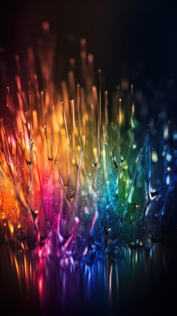 A multicolour droplets texture background