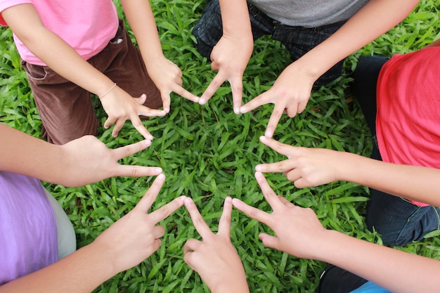 Multicultural hands