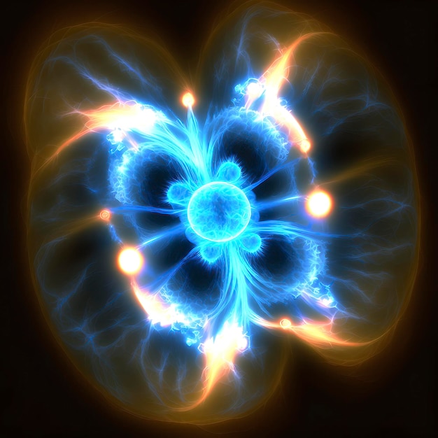 Multidimensional Plasma Force Field in Blue Space