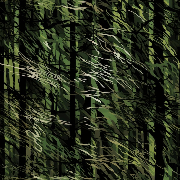 Photo multidirectional streaks in a forest camouflage ai generated