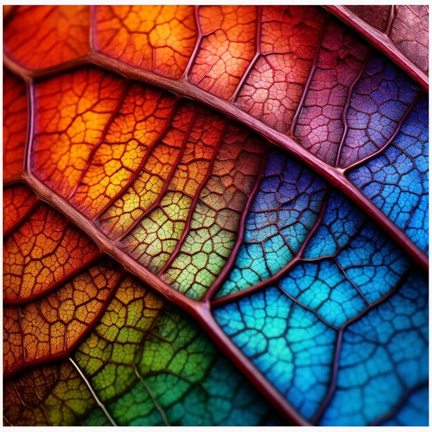 multifaceted surface leafs wallpaper