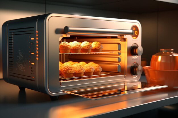 Foto forni multifunzione tostapane con capacità di frittura ad aria 00500 01