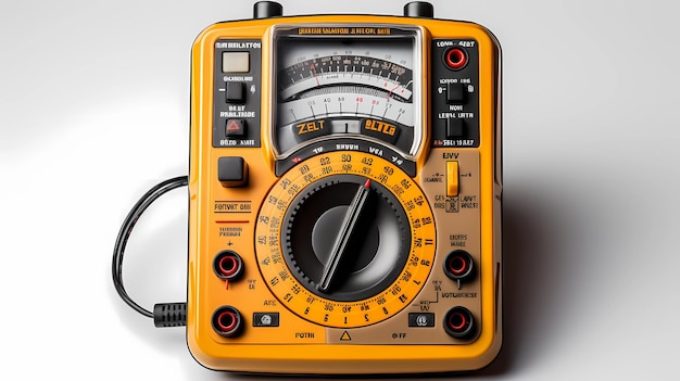 Photo multimeter white background