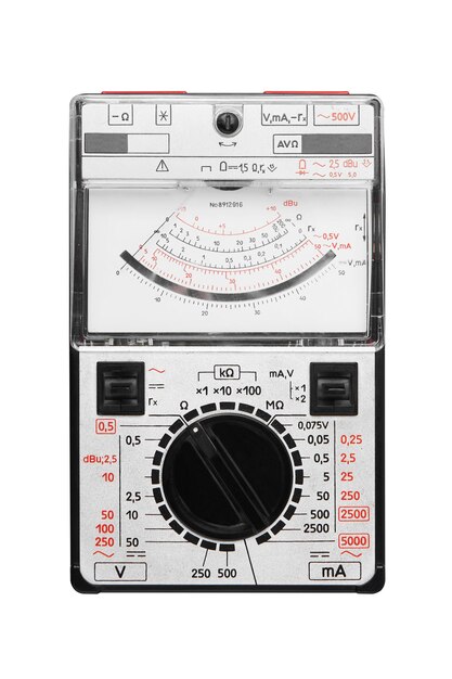 Multimeter on white