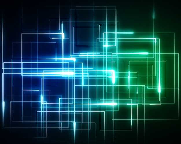 Multiple geometric lights