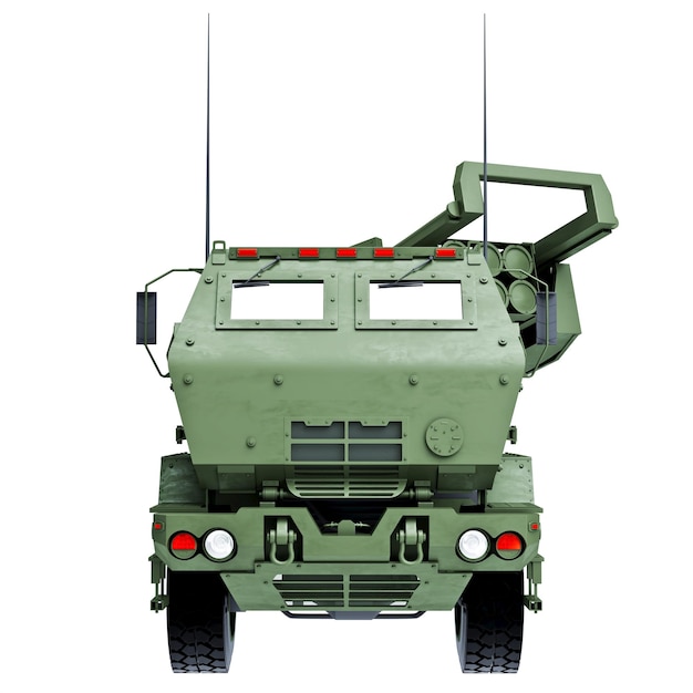 Photo multiple launch rocket system