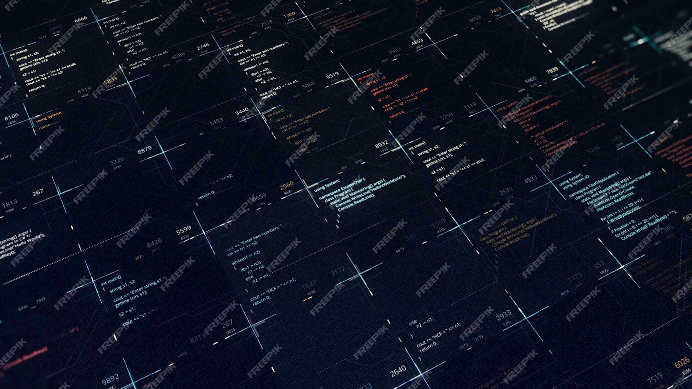 Premium Photo | Multiple source codes on digital background animation ...