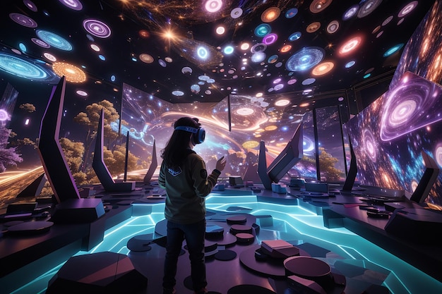 Photo a multisensory wonderland in vr gaming