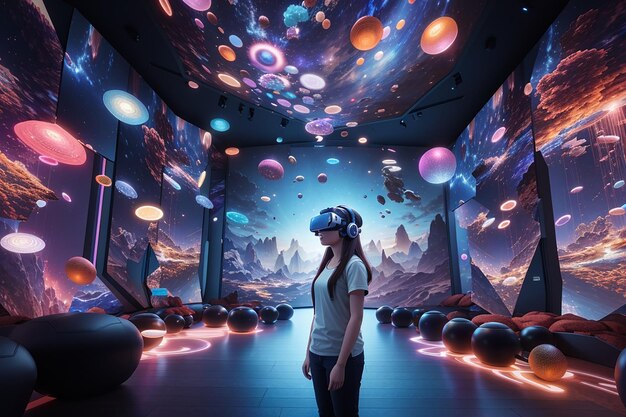 Photo a multisensory wonderland in vr gaming