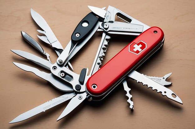 Photo multitool swiss army knife