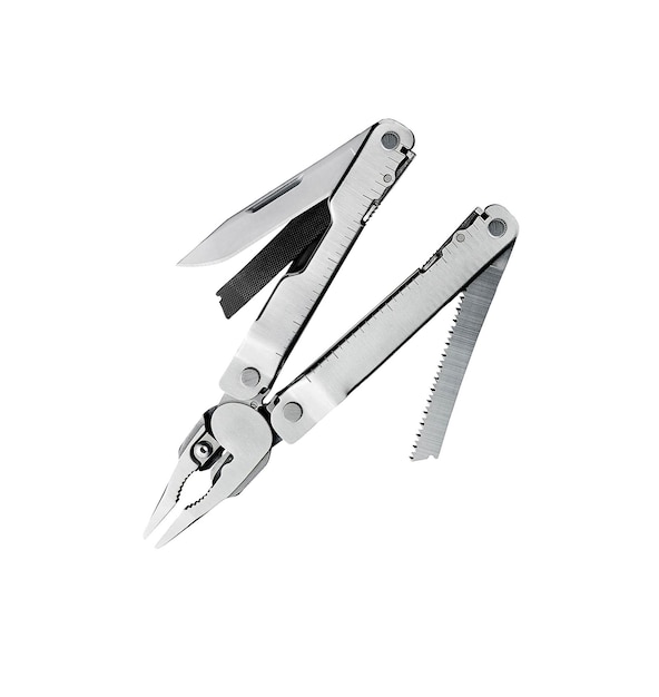 Photo the multitool on a white background