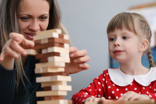 Mum gaming with daughter