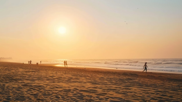 Mumbai Joggers and yoga enthusiasts embrace peaceful Juhu Beach sunrise