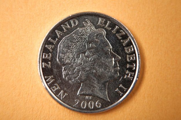 Munten van nieuw-zeeland nieuw-zeelandse dollars munt