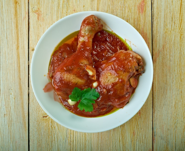 Photo murgh do pyaza chicken do pyaaza/ non-vegetarian punjabi dish